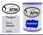 Preview: Peugeot, Dove Metallic, 1514: 500ml Lackdose, von ATW Autoteile West.